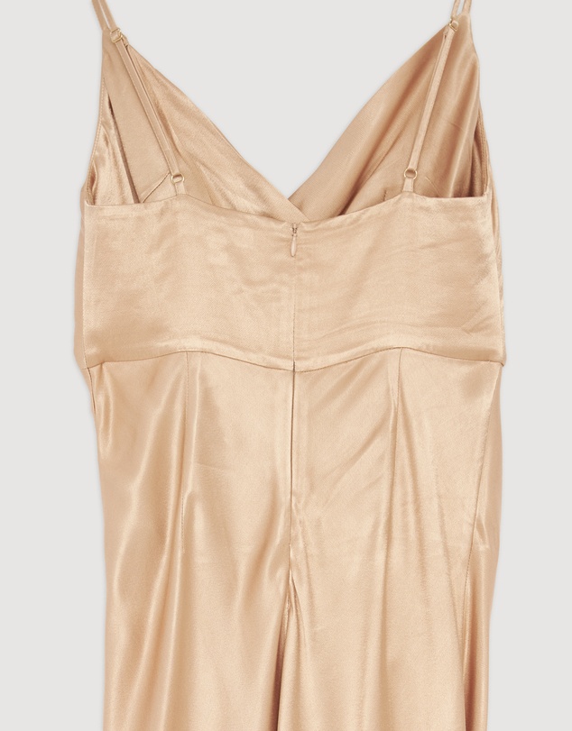 Revibe - Repaired Shona Joy La Lune Cross Draped Maxi Dress - AU 8