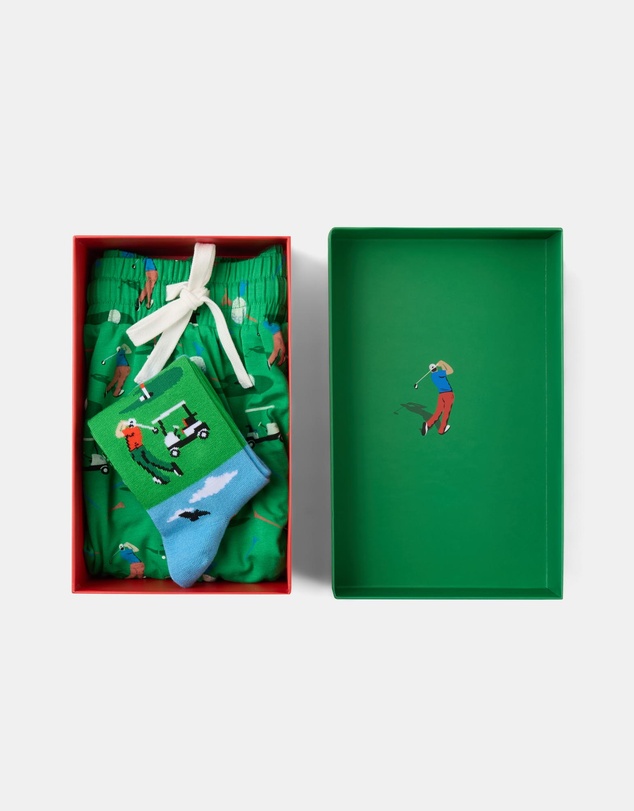 Bamboozld - Born To Bogey Shorts and Socks Gift Set