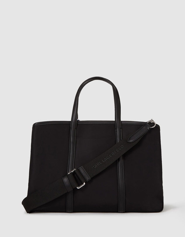 Karl Lagerfeld - Ikon Nylon Satchel Bag
