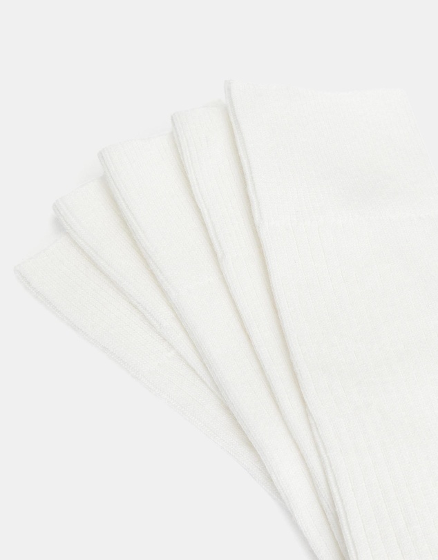 ARKET - 5 Pairs Supima Cotton Rib Socks
