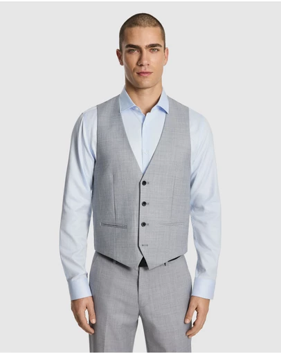 yd. - Bank Wool Blend Waistcoat
