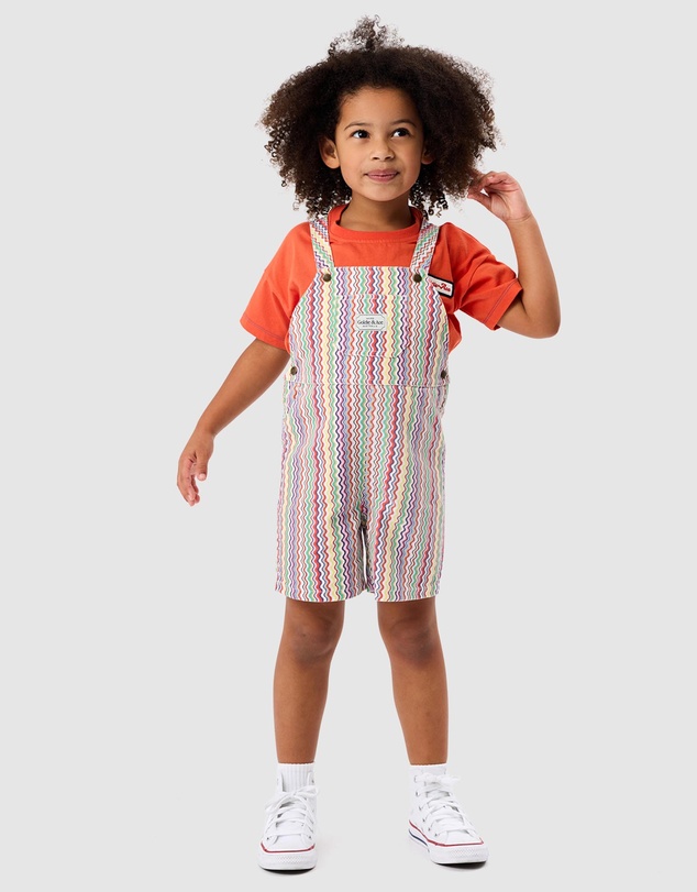 Goldie + Ace - Ric Rac Button Overall - Babies-Kids