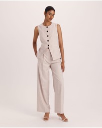 SABA - Celeste Wool Crew Neck Vest