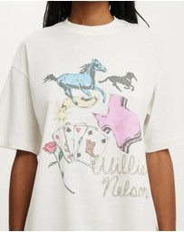 Cotton On - The Lcn Music Boxy Graphic Tee