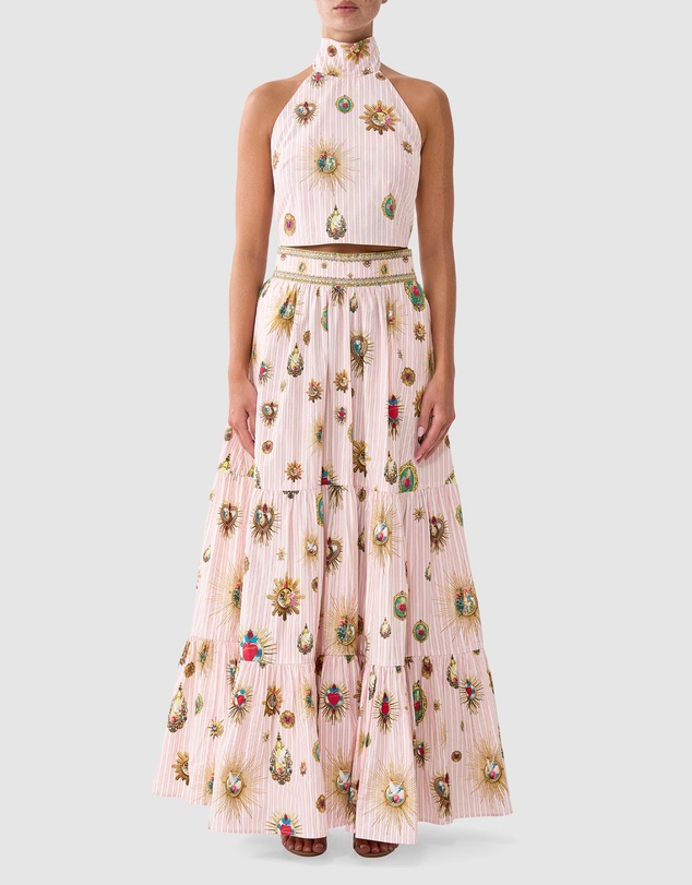 Camilla - High Waisted Tiered Skirt