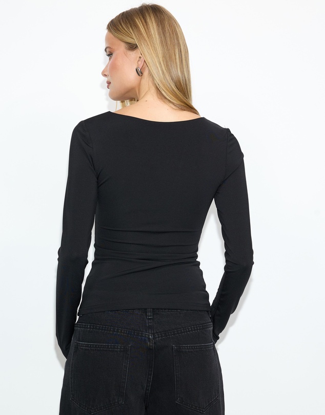 Dazie - Alexis Reversible Buckle Top