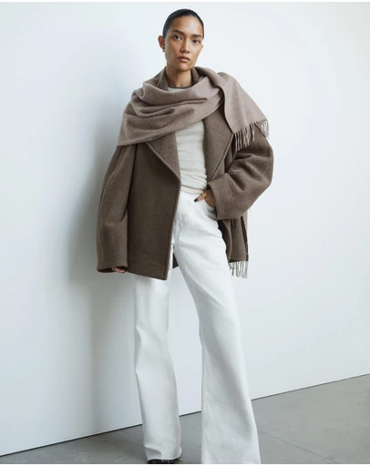 & Other Stories - Fringed Wool Blanket Scarf