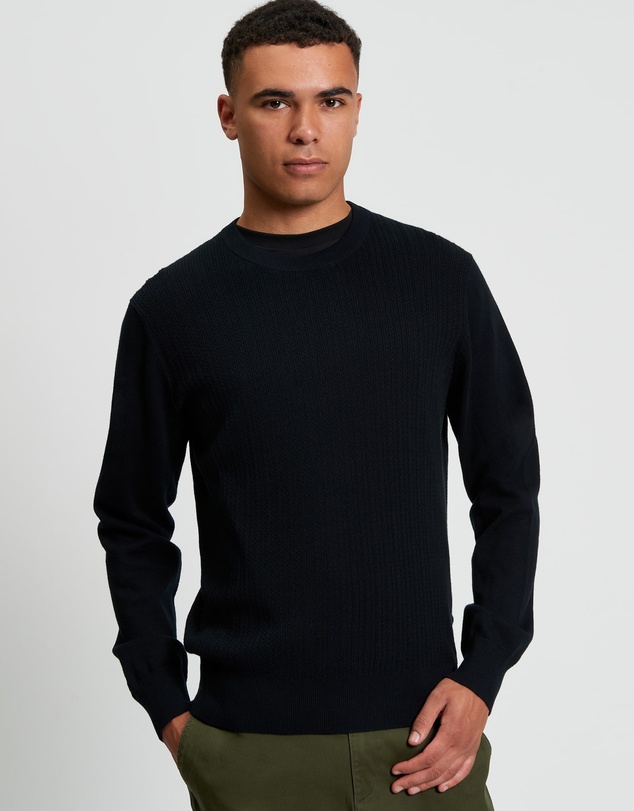 Ben Sherman - Textured Front Crew