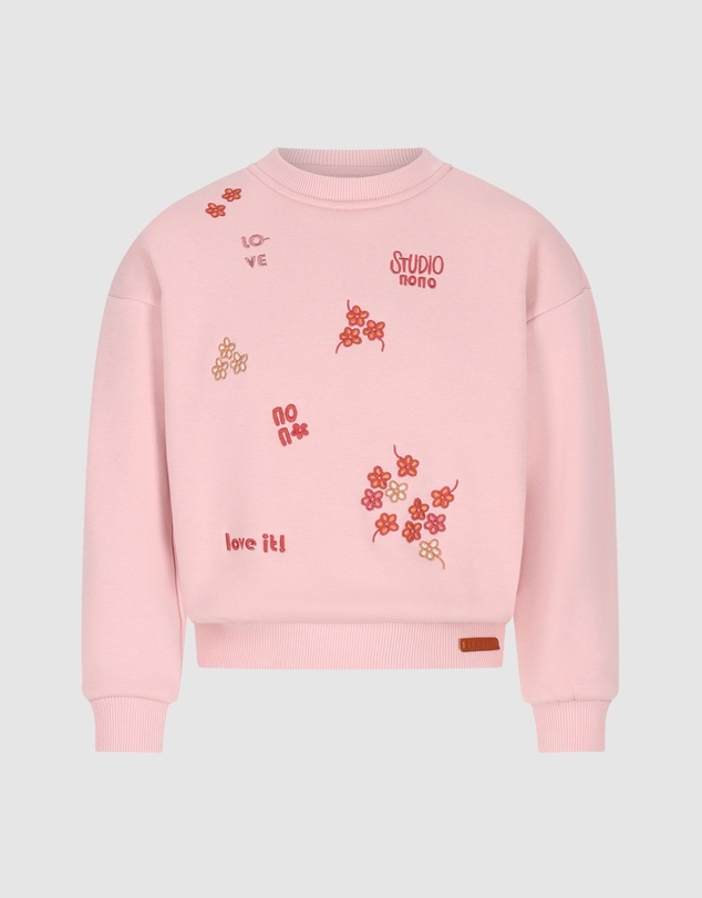 NONO - Konono Soft Embroidered Sweatshirt - Kids-Teens