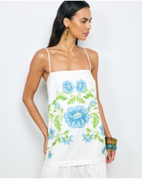 AERE - Elladia Drop Waist Maxi Dress