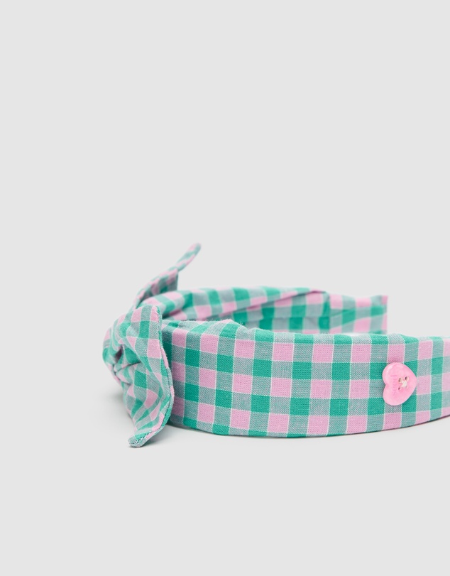 Seed Heritage - Gingham Bow Headband