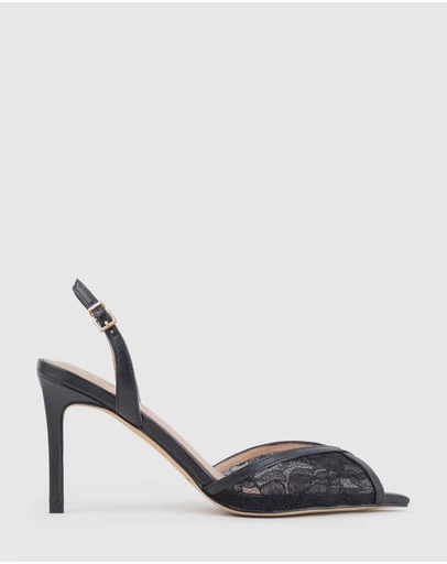 Edward Meller - OREGAN85 Pointed Open Toe Lace Sandal