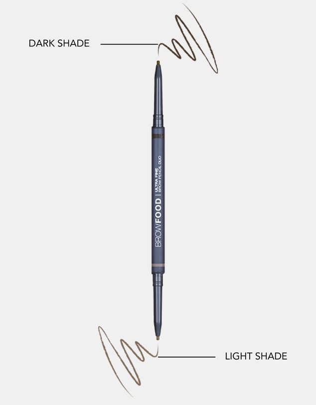 LASH FOOD - Ultra Fine Brow Pencil Duo Lashfood