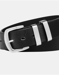 Buckle - Stockman. Australian Made Full Grain Natural Leather Belt. 38mm width.