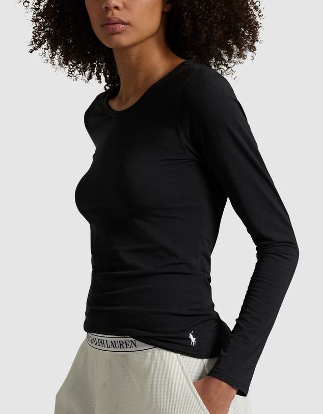 Polo Ralph Lauren - Club Cotton Long Sleeve Crew Neck Sleep T-Shirt