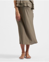 Ripe Maternity - Debbie Linen Skirt