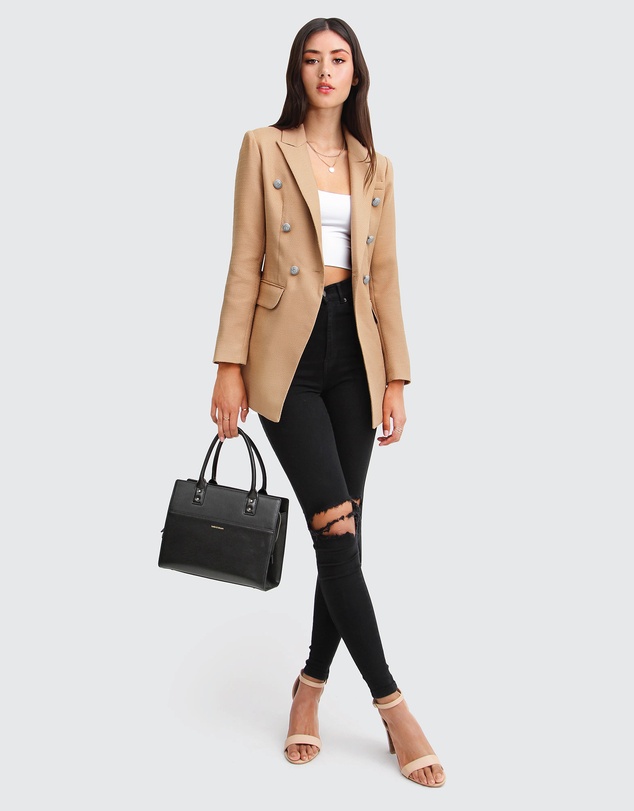 Belle & Bloom - Princess Polina Textured Weave Blazer