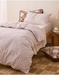 Sheet Society - Frankie Flannelette Quilt Cover Set