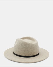 Morgan & Taylor - Soraya Wool Fedora in Beige