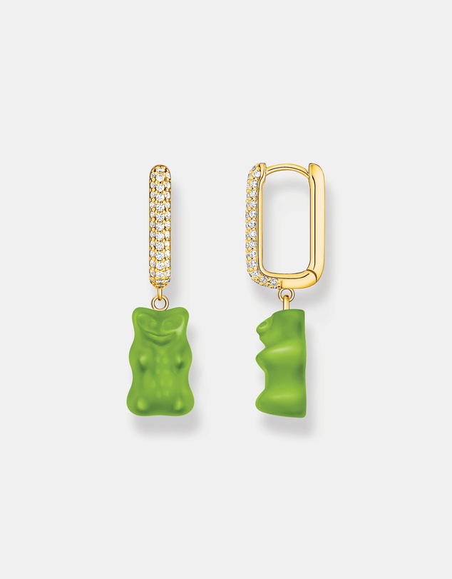 THOMAS SABO - HARIBO Green Bear Hoop Single Earring