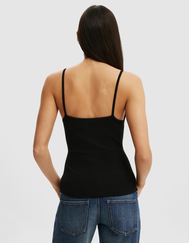 Cotton On - Lace Trim Longline Cami