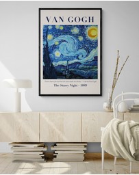 Inka Arthouse - Starry Night by Van Gogh Art Print