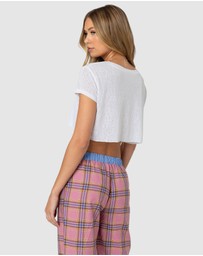 EDIKTED - Seville Cropped T Shirt