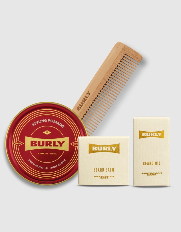 BURLY - Beard & Styling Pack - #5 Pomade - Firm Hold