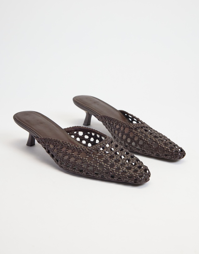 AERE - Woven Leather Heels