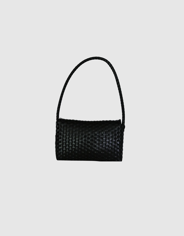 Mimmi Terra - Woven Shoulder Bag Nera