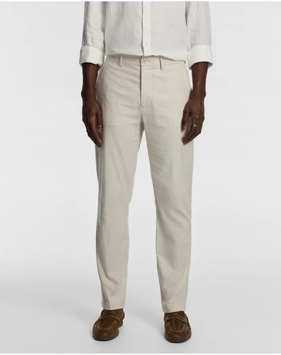 yd. - Huxley Relaxed Linen Blend Chino