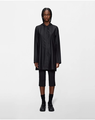 RAINS - A-Line Women's Jacket Black
