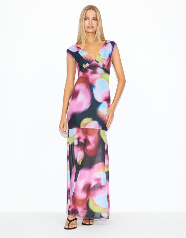 Dazie - Into You Mesh Maxi Dress