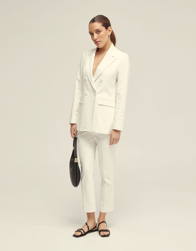 Oxford - Holly Cotton Blend Crop Leg Pants