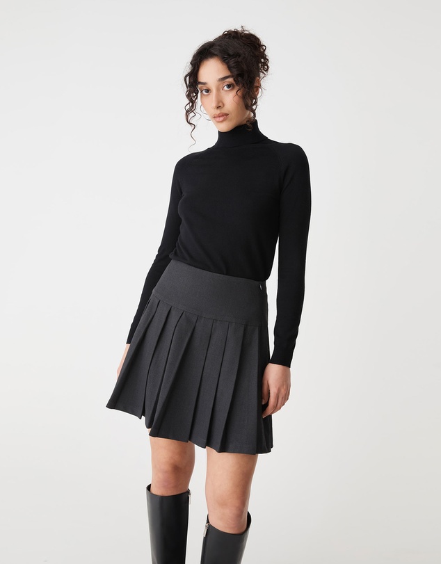 Forcast - Westwood Pleated Mini Skirt