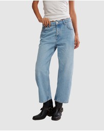 Free People - Deep Trance Dropped BF Jeans