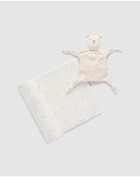 Purebaby - Bunny Rug  & Snookie Gift Pack-Babies
