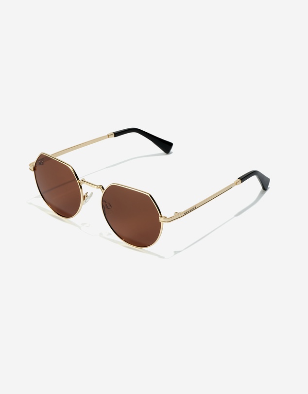 Hawkers Co - HAWKERS - Polarized Gold Brown AURA  Sunglasses for Men and Women UV400