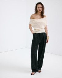 M.N.G - Straight-Fit Lyocell Trousers