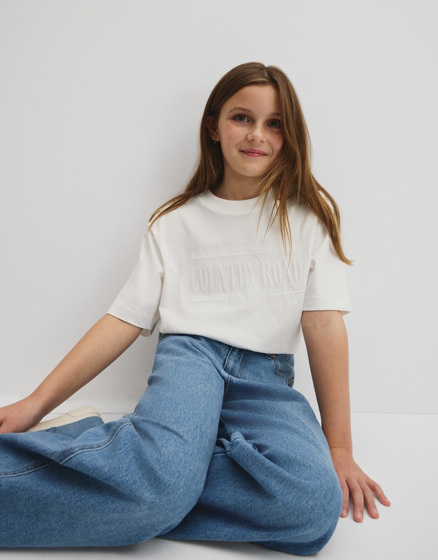 Country Road - Teen Australian Cotton Short Sleeve Relaxed Heritage T-shirt