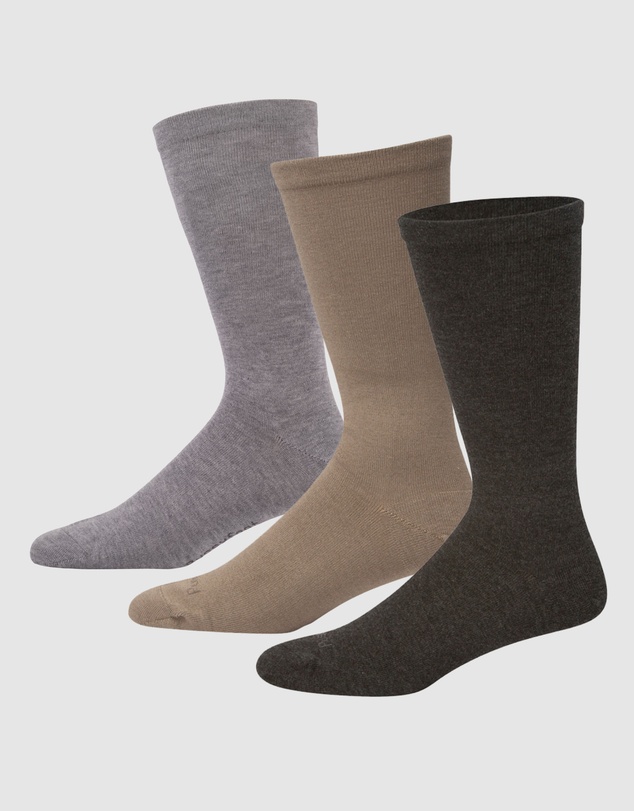 Pussyfoot - 3 Pack Non Tight Cuff Bamboo Crew Socks