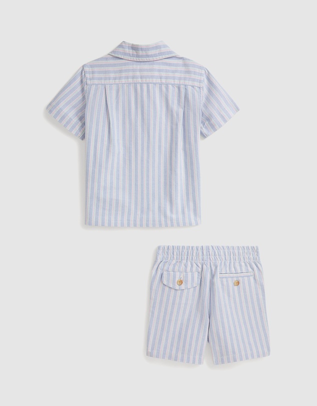 Polo Ralph Lauren - Oxford Shirt & Polo Prepster Short Set - ICONIC EXCLUSIVE - Babies