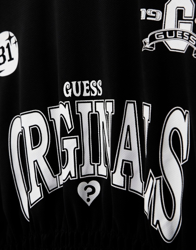 GUESS Originals - Guess Originals Shirred Printed Sports T-Shirt