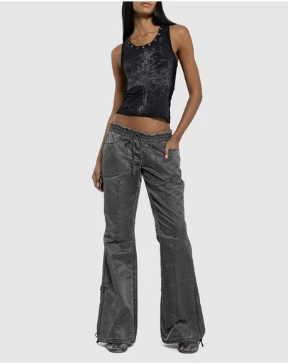 Jaded London - Lace Vest