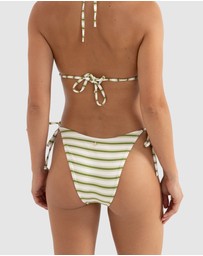 Rhythm - Tami Stripe Tie Side Hi Cut Pants