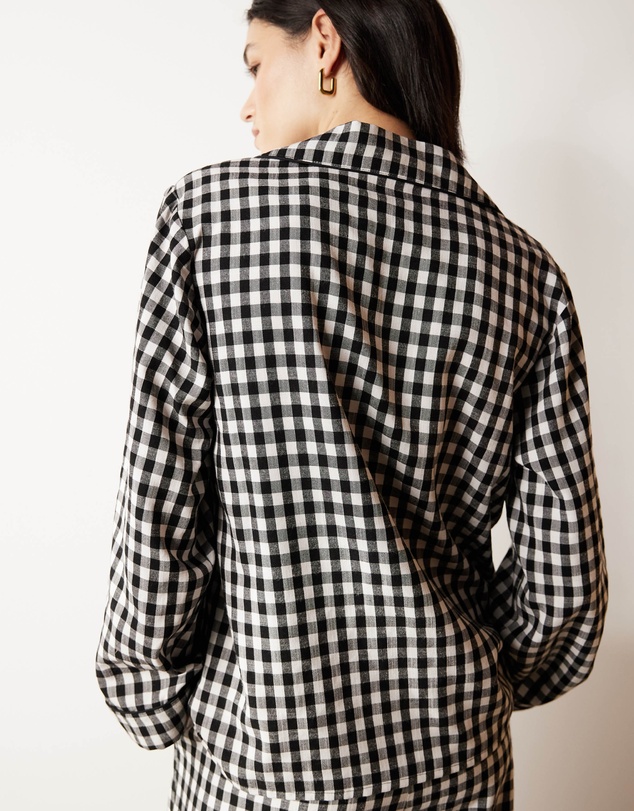 Atmos&Here - Ava Gingham Long PJ Set