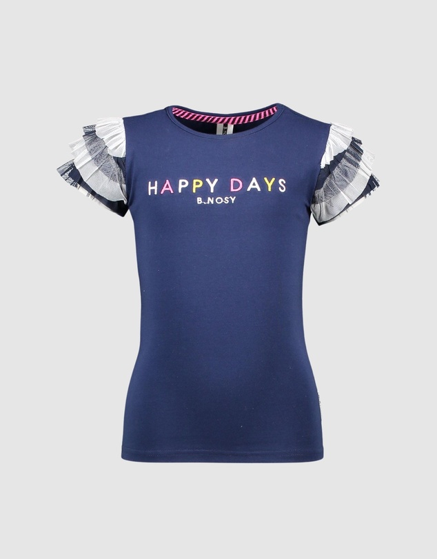 B.Nosy - Ruffle Sleeve Tee - Kids-Teens