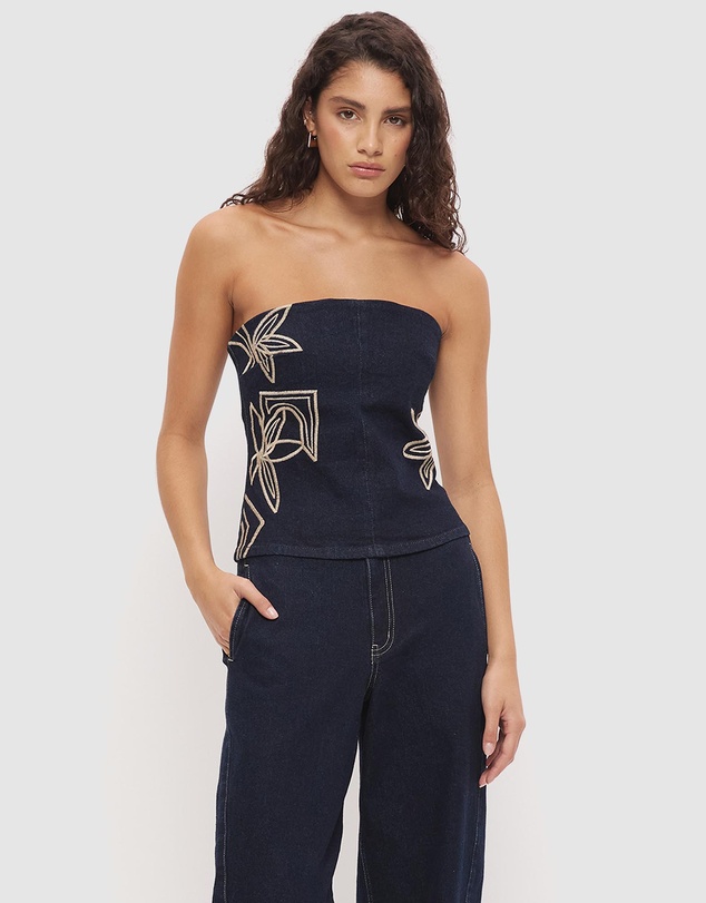 MON RENN - Cora Denim Bodice