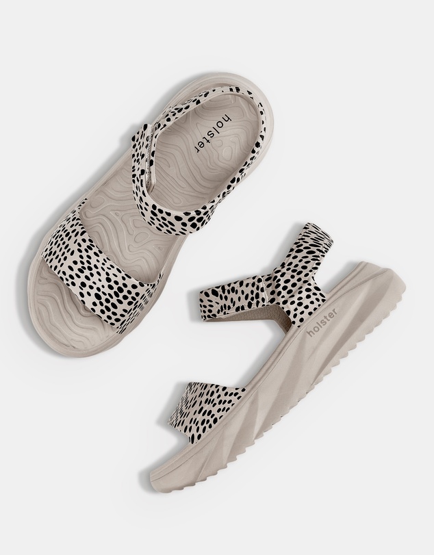 Holster - Cloudsafari EVA Wedge Sandals - Sand Cheetah - Womens