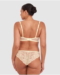 Bras N Things - Bethany Push Up Bra-Light Yellow